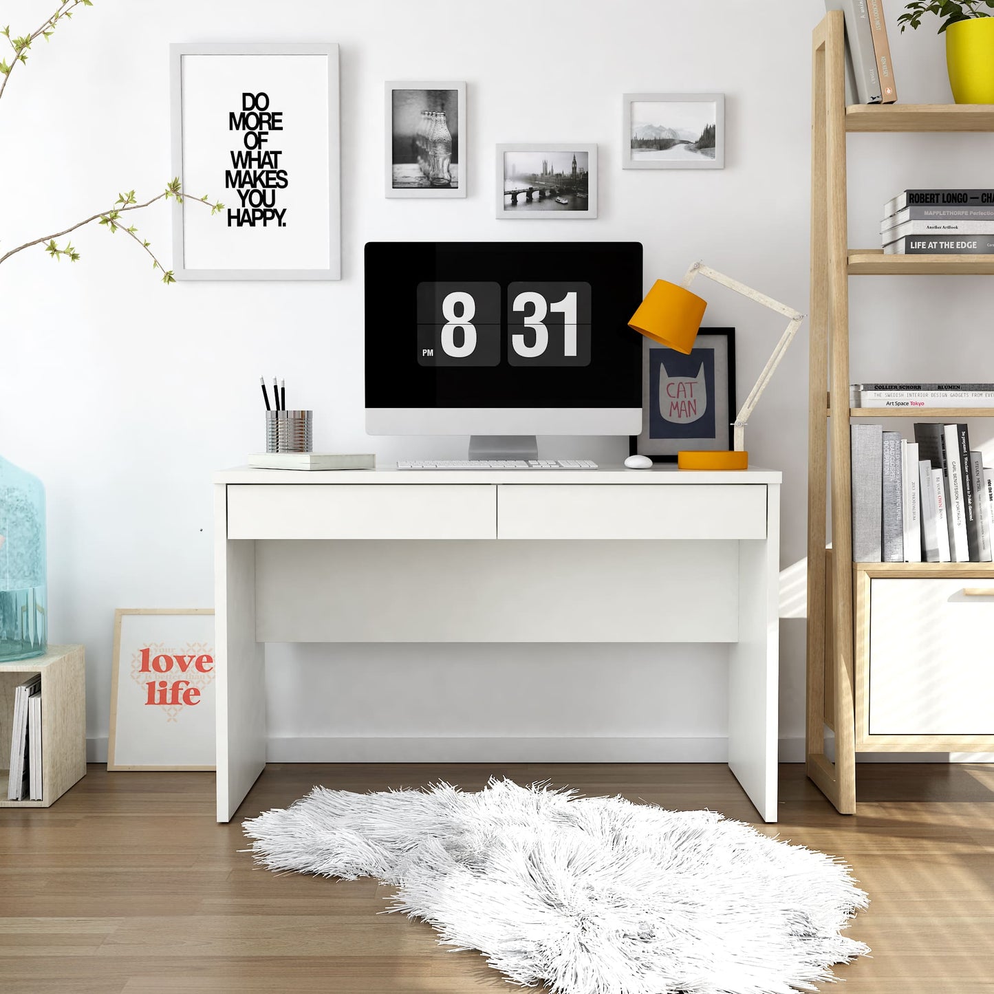 Sira 47" Desk By Anderson Teak | Desks | Modishstore - 9