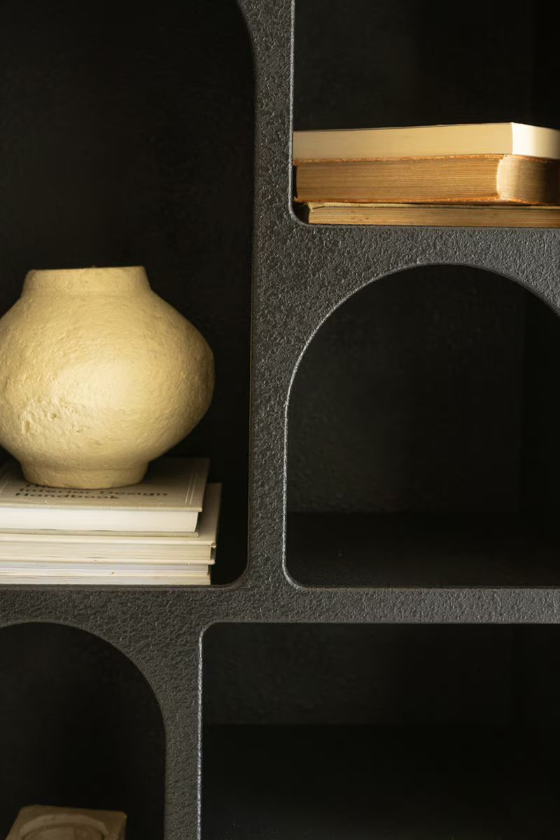 Tall Wooden Cubbie Cabinet - Black By Kalalou | Cabinets | Modishstore - 3