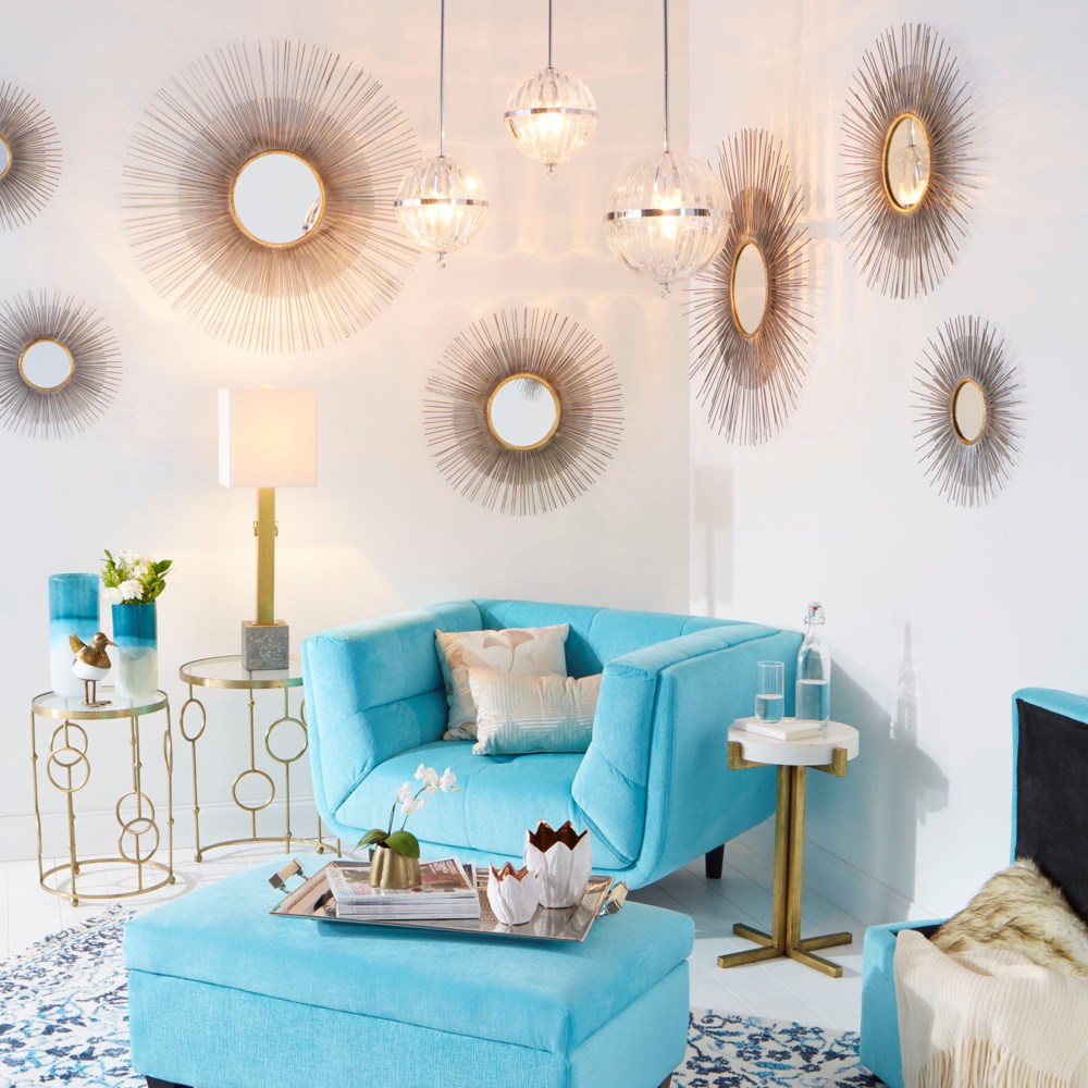 Lg Turquoise Cloud Vase | Vases | Modishstore - 3