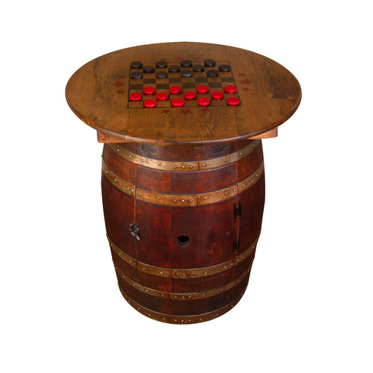 Napa East Whiskey Barrel Game Table