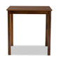 baxton studio lenoir modern and contemporary walnut brown finished wood counter height pub table | Modish Furniture Store-3