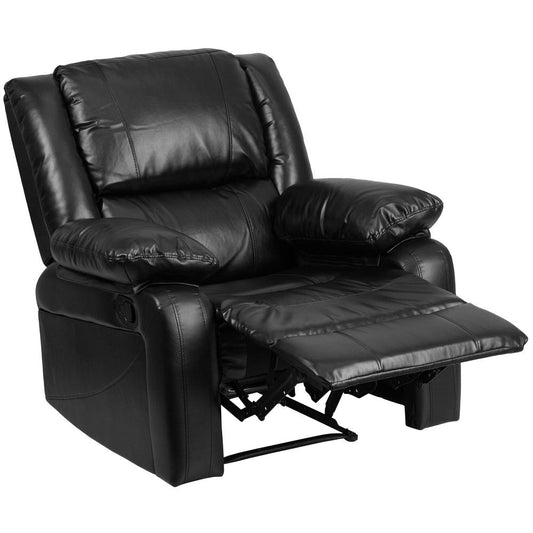 Harmony Series Black Leathersoft Recliner By Flash Furniture | Chairs & Recliners | Modishstore