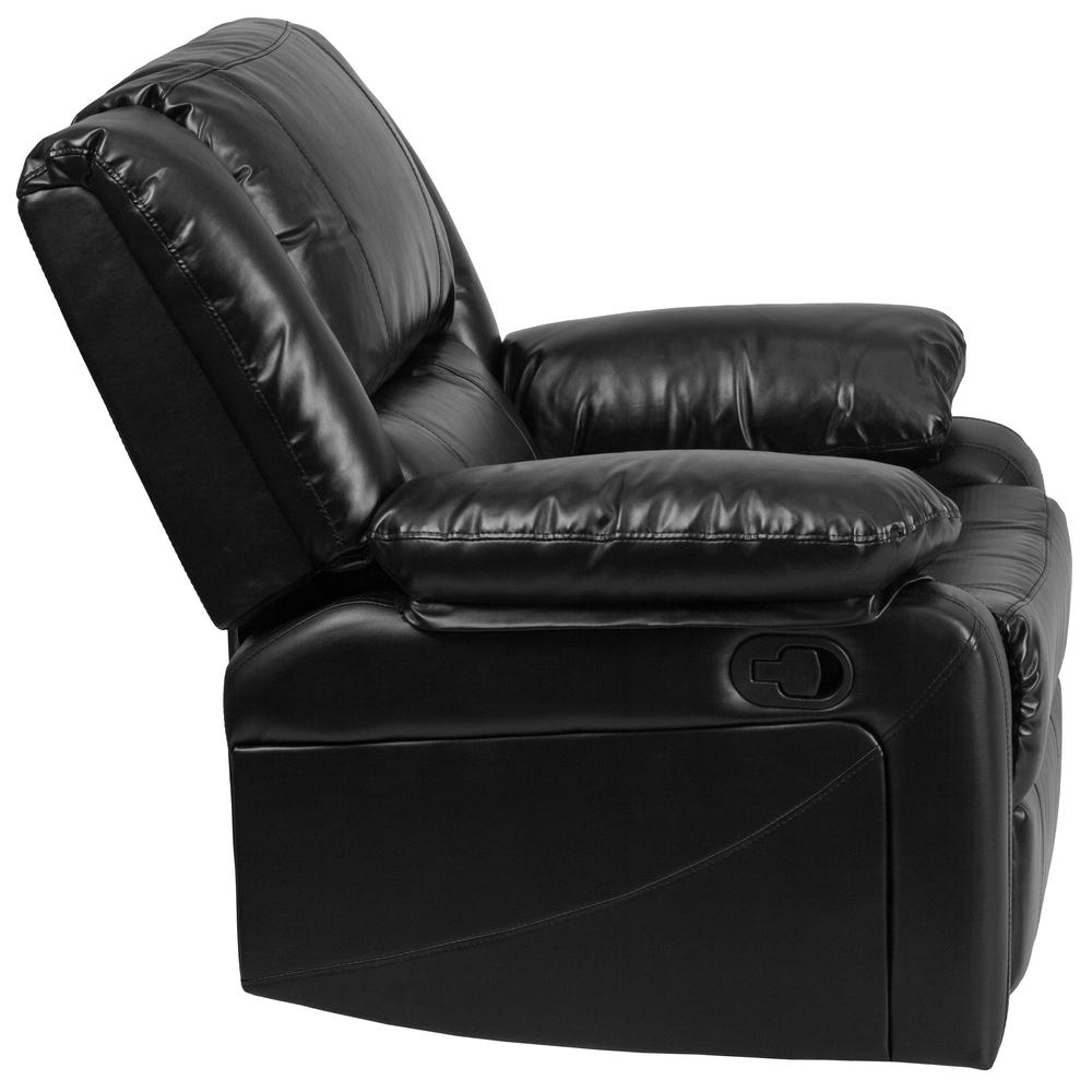 Harmony Series Black Leathersoft Recliner By Flash Furniture | Chairs & Recliners | Modishstore - 2