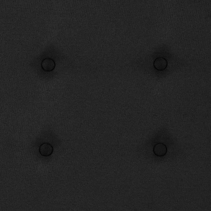 Bristol Metal Tufted Upholstered Twin Size Headboard In Black Fabric By Flash Furniture | Headboards | Modishstore - 4