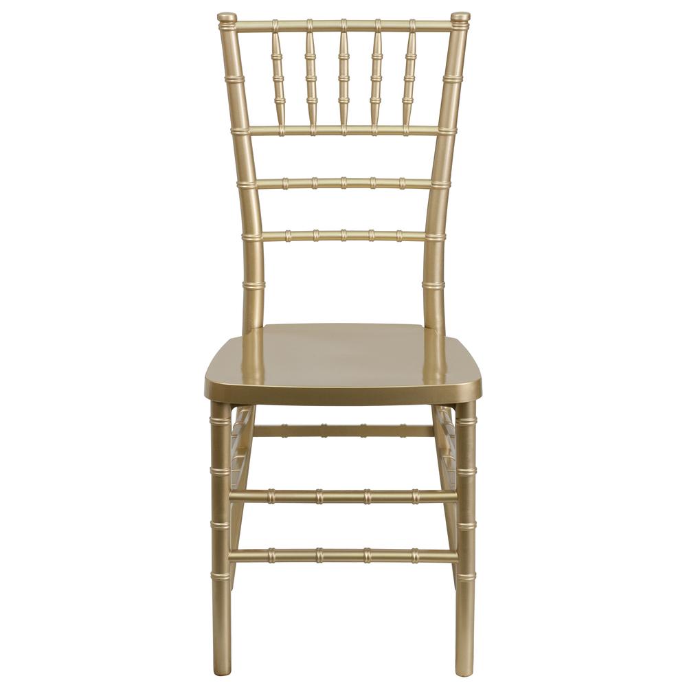 Hercules Premium Series Gold Resin Stacking Chiavari Chair By Flash Furniture | Dining Chairs | Modishstore - 4