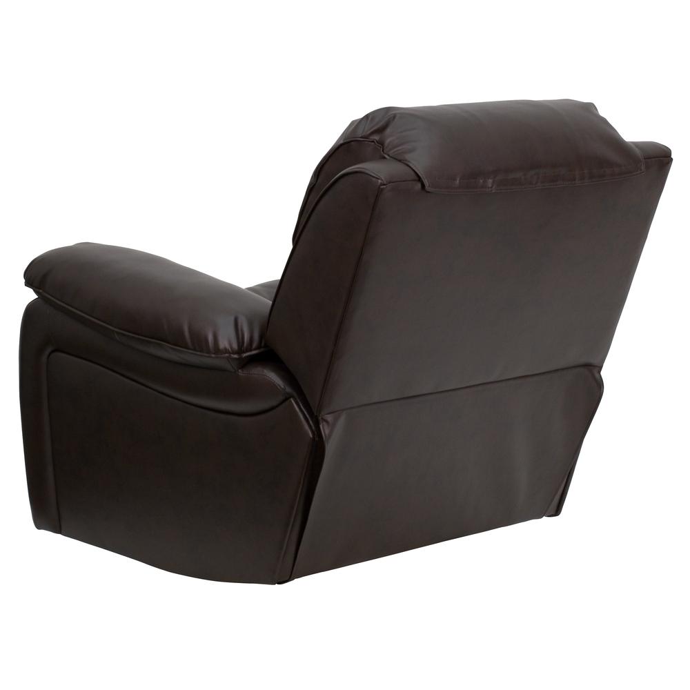 Brown Leathersoft Rocker Recliner By Flash Furniture | Chairs & Recliners | Modishstore - 3