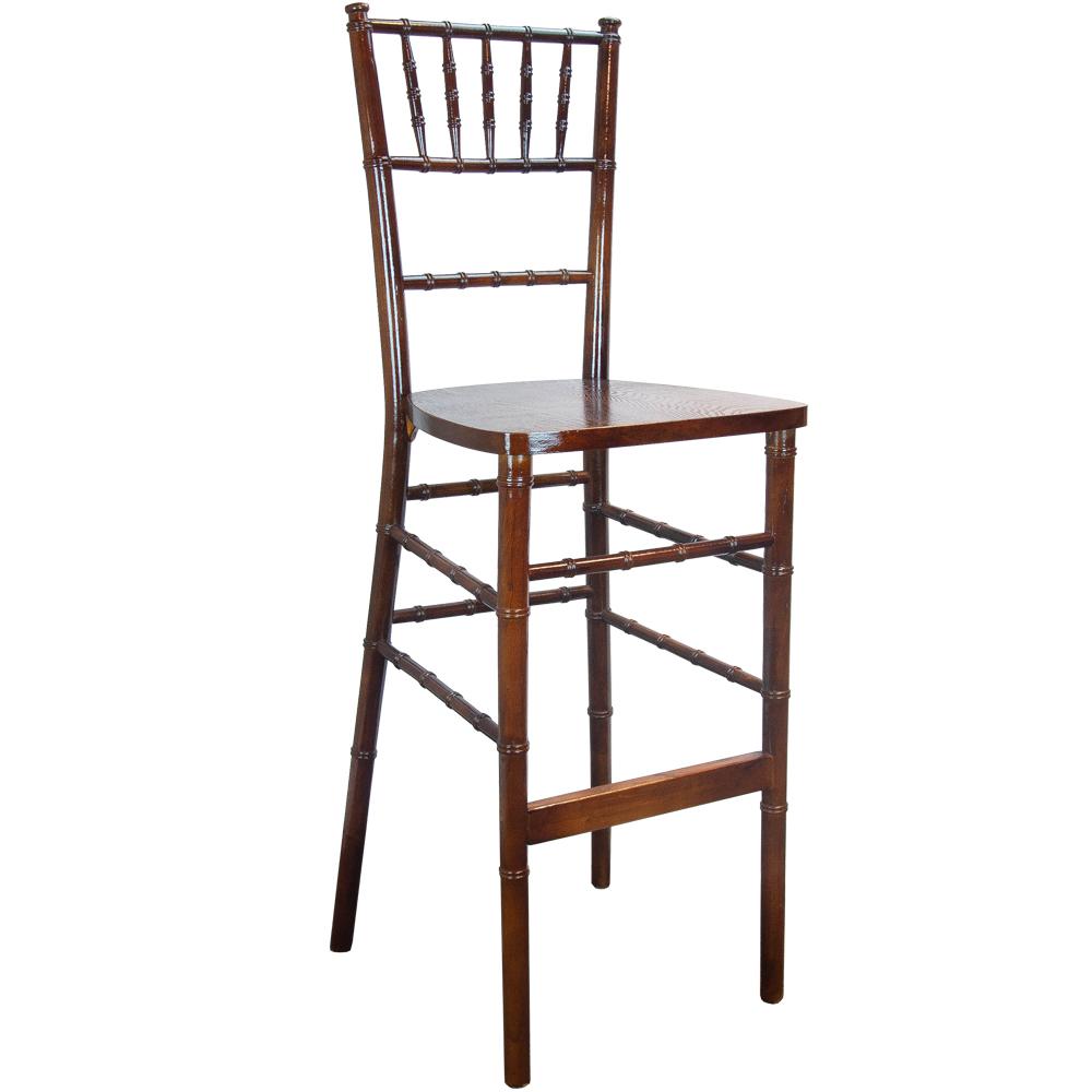 Advantage Fruitwood Chiavari Bar Stools By Flash Furniture | Bar Stools | Modishstore - 1
