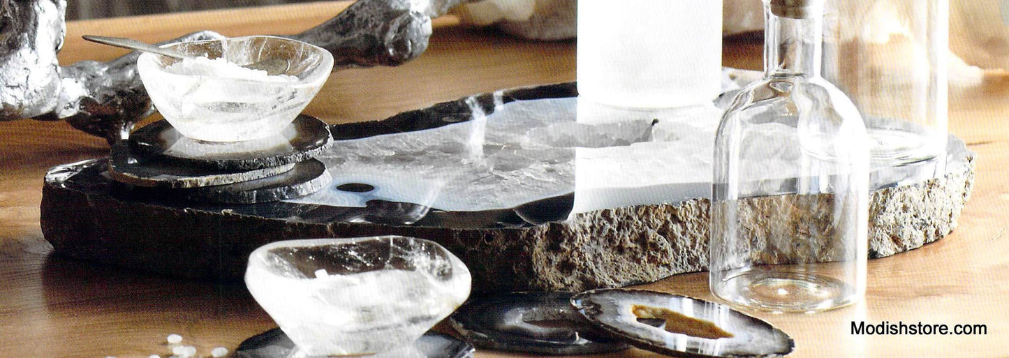 Roost Crystal Slabs & Mineral Stand