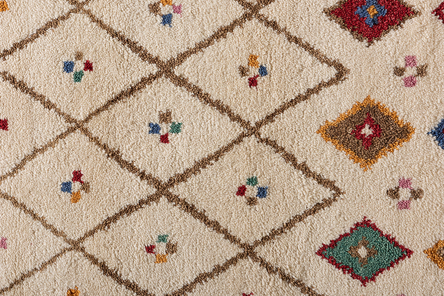 baxton studio cremono modern and contemporary multi colored hand tufted wool area rug | Modish Furniture Store-3