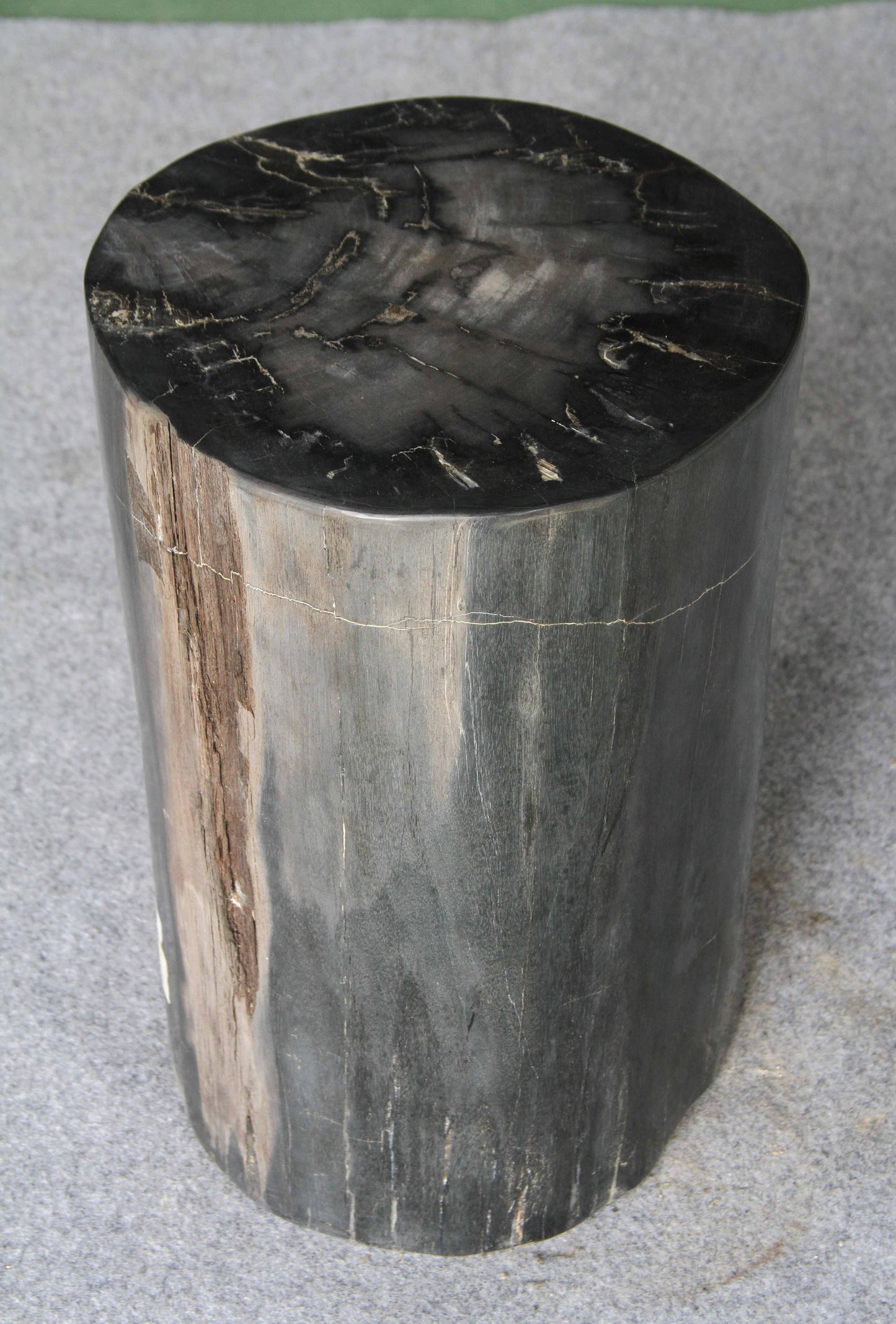 Petrified Wood Log Stool 13" x 12" x19"H -PFST1198/21-3
