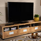 Baxton Studio Gerhardine Oak Brown Modern and Contemporary Finished Wood 3-Drawer TV Stand | TV Stands | Modishstore - 9