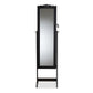 Baxton Studio Madigan Modern And Contemporary Black Finished Wood Jewelry Armoire With Mirror | Armoires & Wardrobes | Modishstore - 4