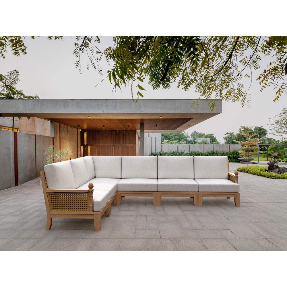 Classic 3-Seater 4-Pieces Conversation Set By Anderson Teak | Outdoor Sofas, Loveseats & Sectionals | Modishstore - 4