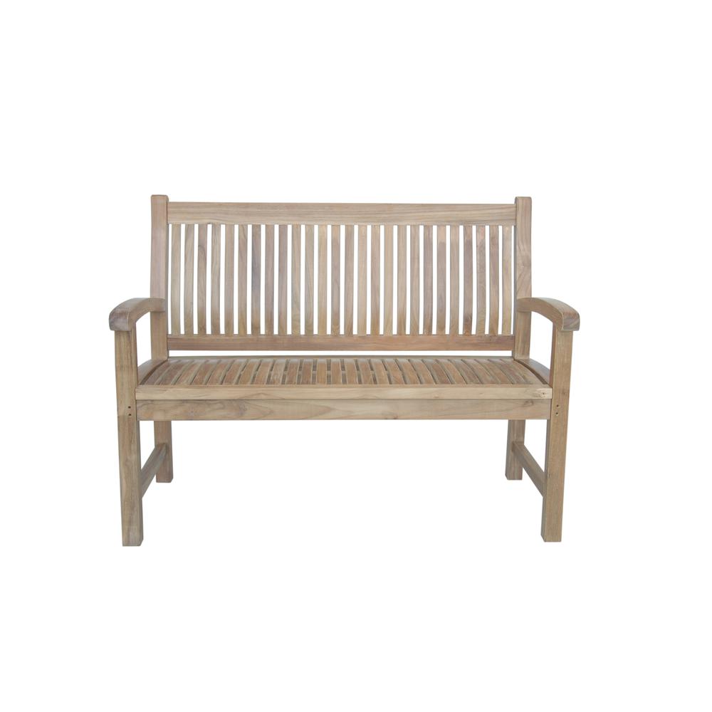 Sahara 2-Seater Bench By Anderson Teak | Outdoor Stools & Benches | Modishstore - 2