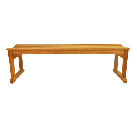 Mason 3-Seater Backless Bench By Anderson Teak | Outdoor Stools & Benches | Modishstore