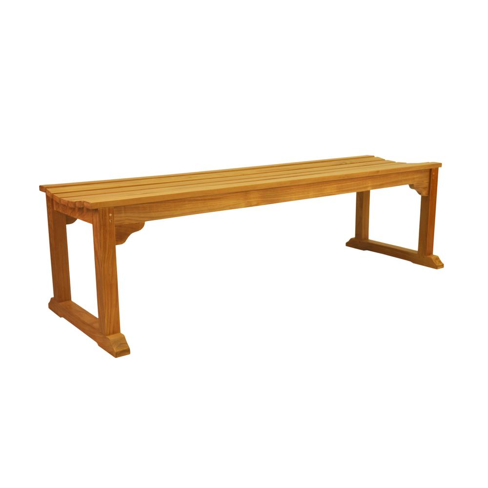 Mason 3-Seater Backless Bench By Anderson Teak | Outdoor Stools & Benches | Modishstore - 2