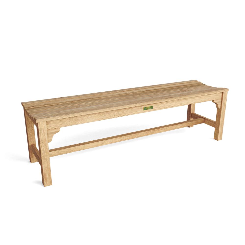Hampton 3-Seater Backless Bench By Anderson Teak | Outdoor Stools & Benches | Modishstore - 2