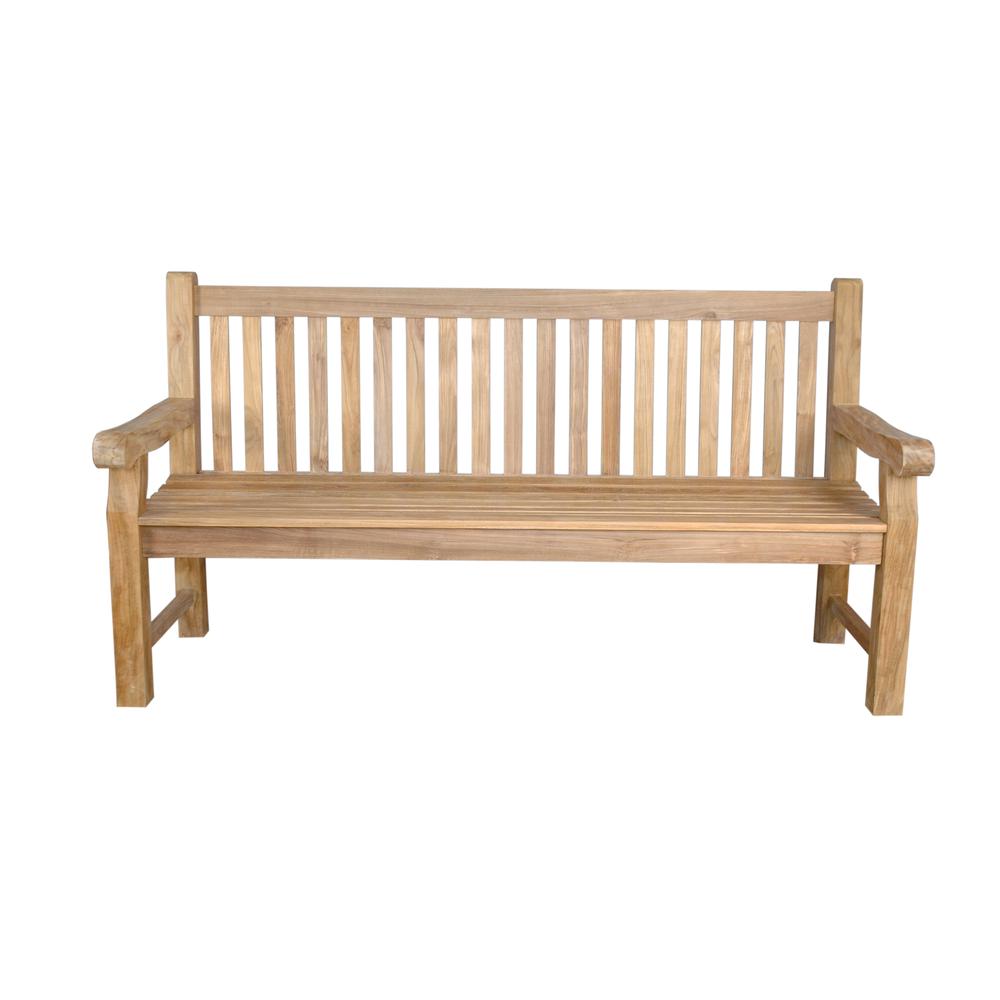 Devonshire 4-Seater Extra Thick Bench By Anderson Teak | Outdoor Stools & Benches | Modishstore - 2