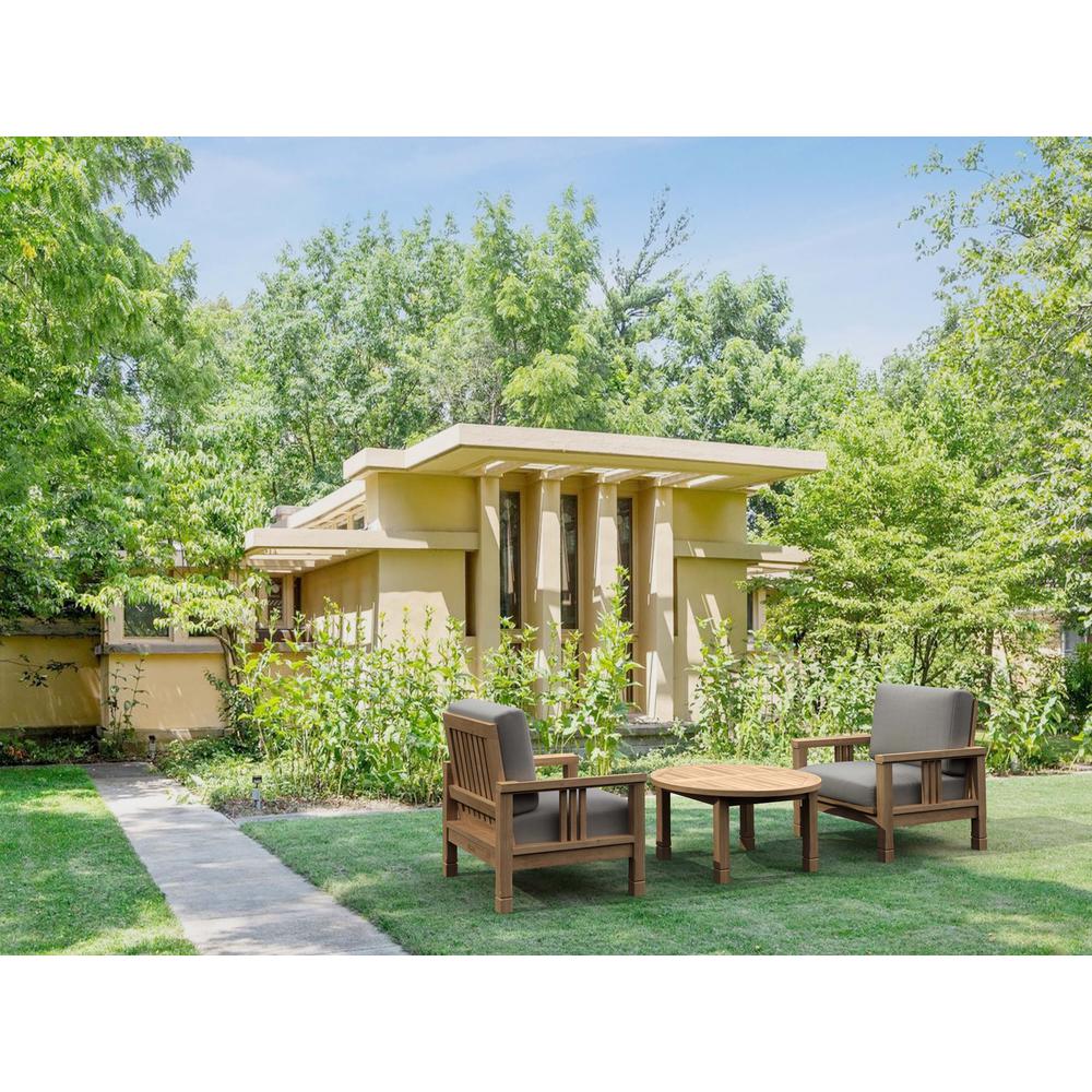 Southbay Deep Seating 3-Pieces Conversation Set A By Anderson Teak | Outdoor Sofas, Loveseats & Sectionals | Modishstore - 2