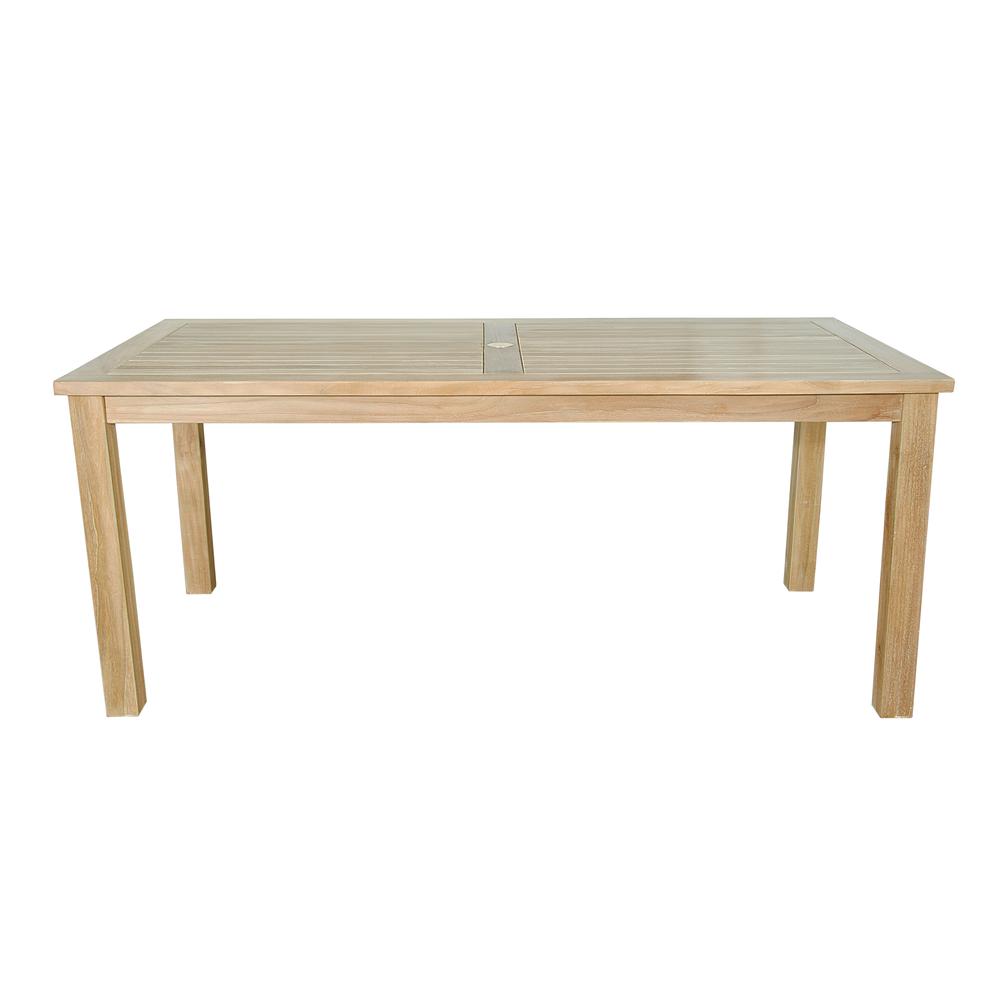 Bahama Rectangular Dining Table By Anderson Teak | Outdoor Tables | Modishstore - 4