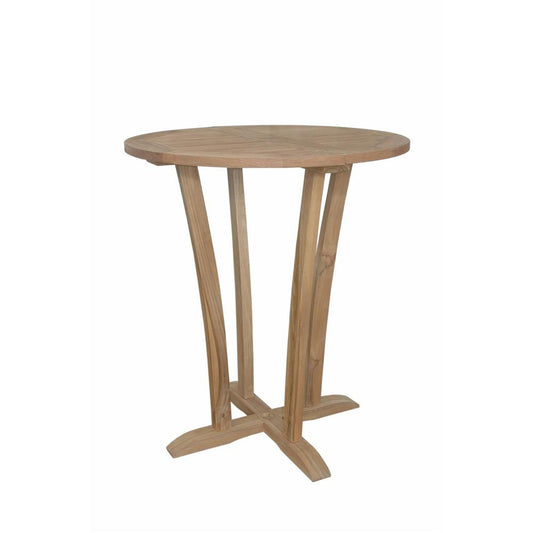 Descanso 35" Round Bar Table By Anderson Teak | Bar Tables | Modishstore