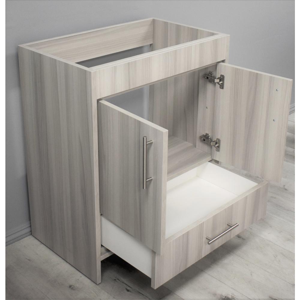 Pacific 36" Modern Bathroom Vanity in Weathered Grey with Brushed By Volpa USA | Bathroom Accessories |  Modishstore  - 16