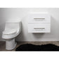 Napa 30" Modern Wall-Mounted Floating Bathroom Vanity in Glossy By Volpa USA | Bathroom Accessories |  Modishstore  - 5
