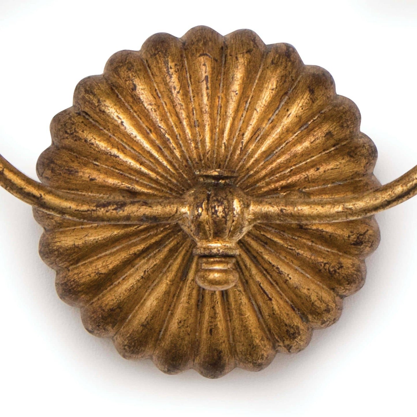 Clove Sconce Double Antique Gold Leaf By Regina Andrew | Sconces | Modishstore - 3