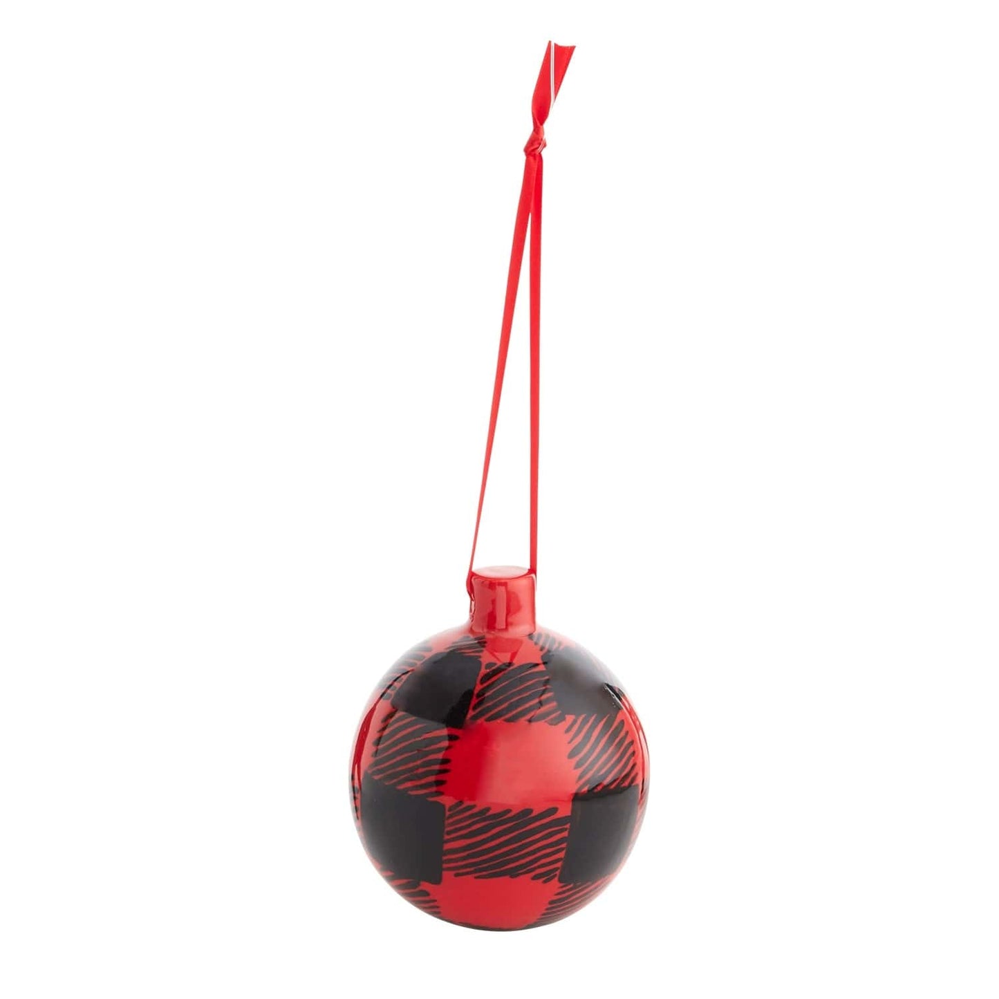 Check Ornament Set of 6 By Accent Decor | Ornaments | Modishstore - 2