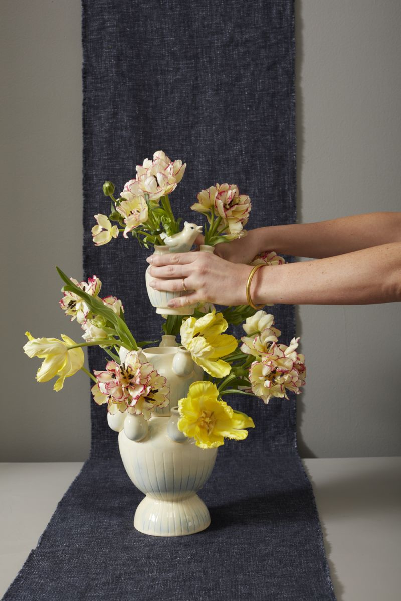 Mae Tulipiere Vase By Accent Decor | Vases | Modishstore - 3