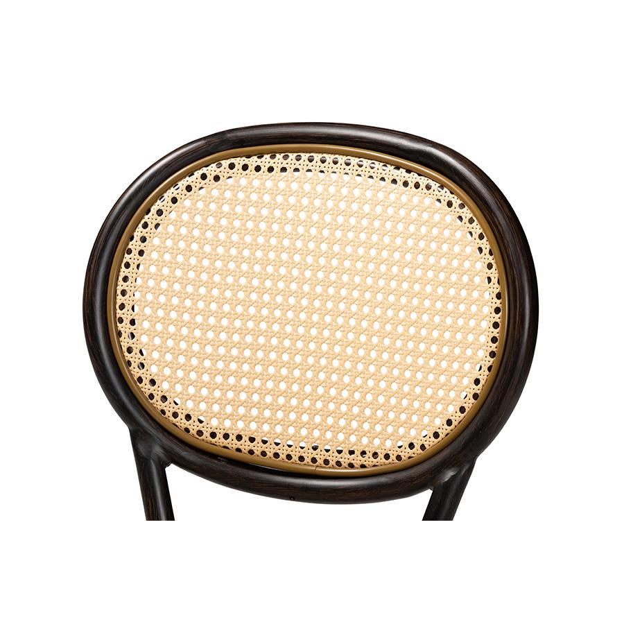 Baxton Studio Cacaban Modern Bohemian Natural Brown Rattan Accent Bench | Benches | Modishstore - 4