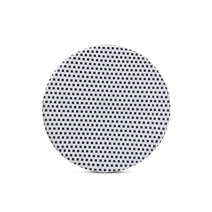 Baxton Studio Naila Classic French Black and White Plastic and Natural Brown Rattan 5-Piece Dining Set | Dining Sets | Modishstore - 4