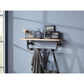 Allentown Shelf Piping W/ Clothes Hooks By 4D Concepts | Wall Shelf | Modishstore