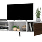 Manhattan Comfort Doyers 70.87 Mid-Century Modern TV Stand in Nut Brown | TV Stands | Modishstore-4