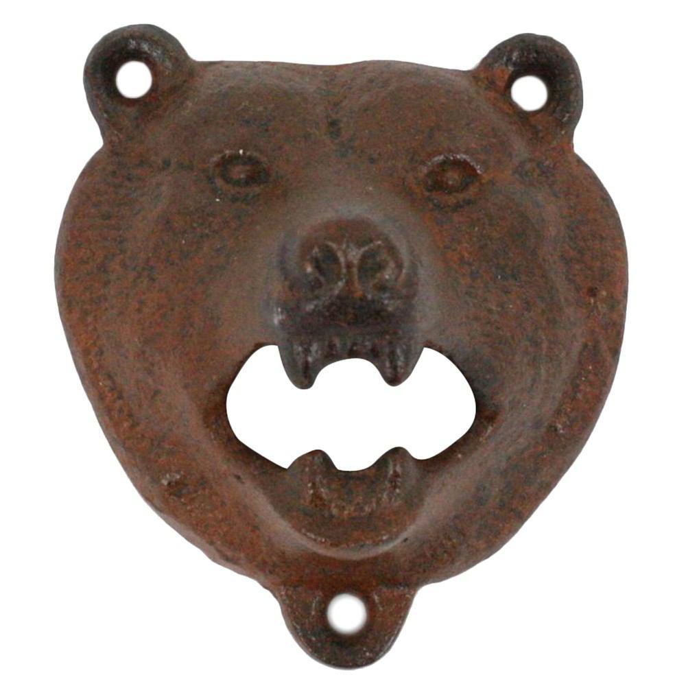 HomArt Bear Bottle Opener - Rust - Set of 6-2