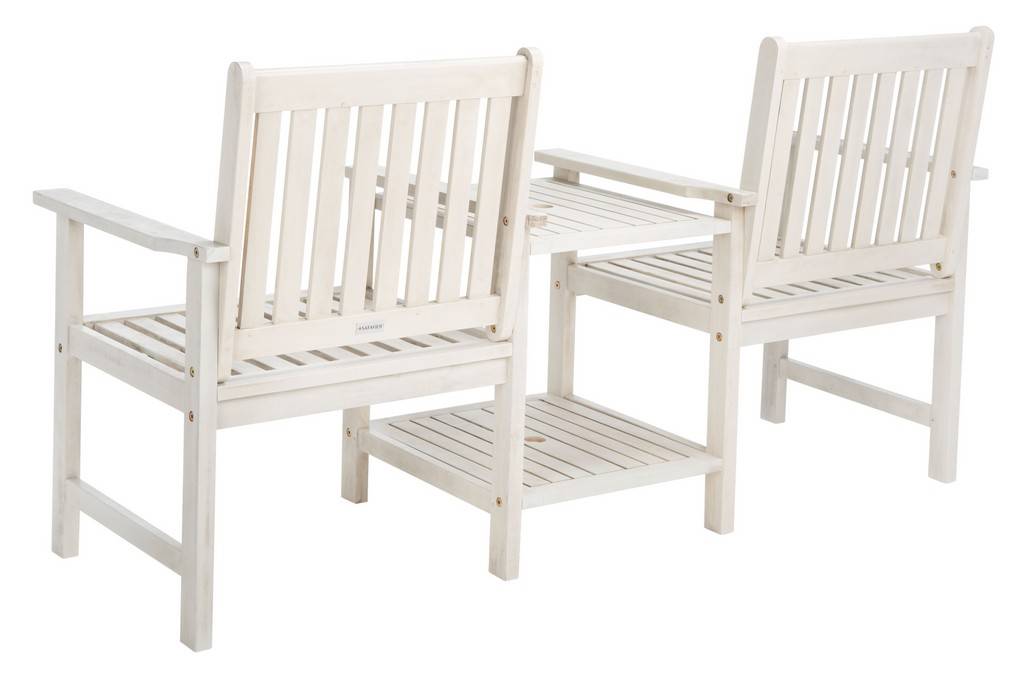 Safavieh Brea Twin Seat Bench | Outdoor Stools & Benches |  Modishstore  - 4