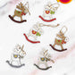 Rocking Reindeer-Set of 5 ornaments- By Artisan Living-ALX108-4
