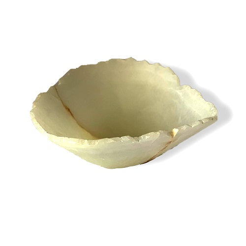 Raw Edge Natural Free Form Onyx Bowl - Small | ModishStore | Decorative Bowls