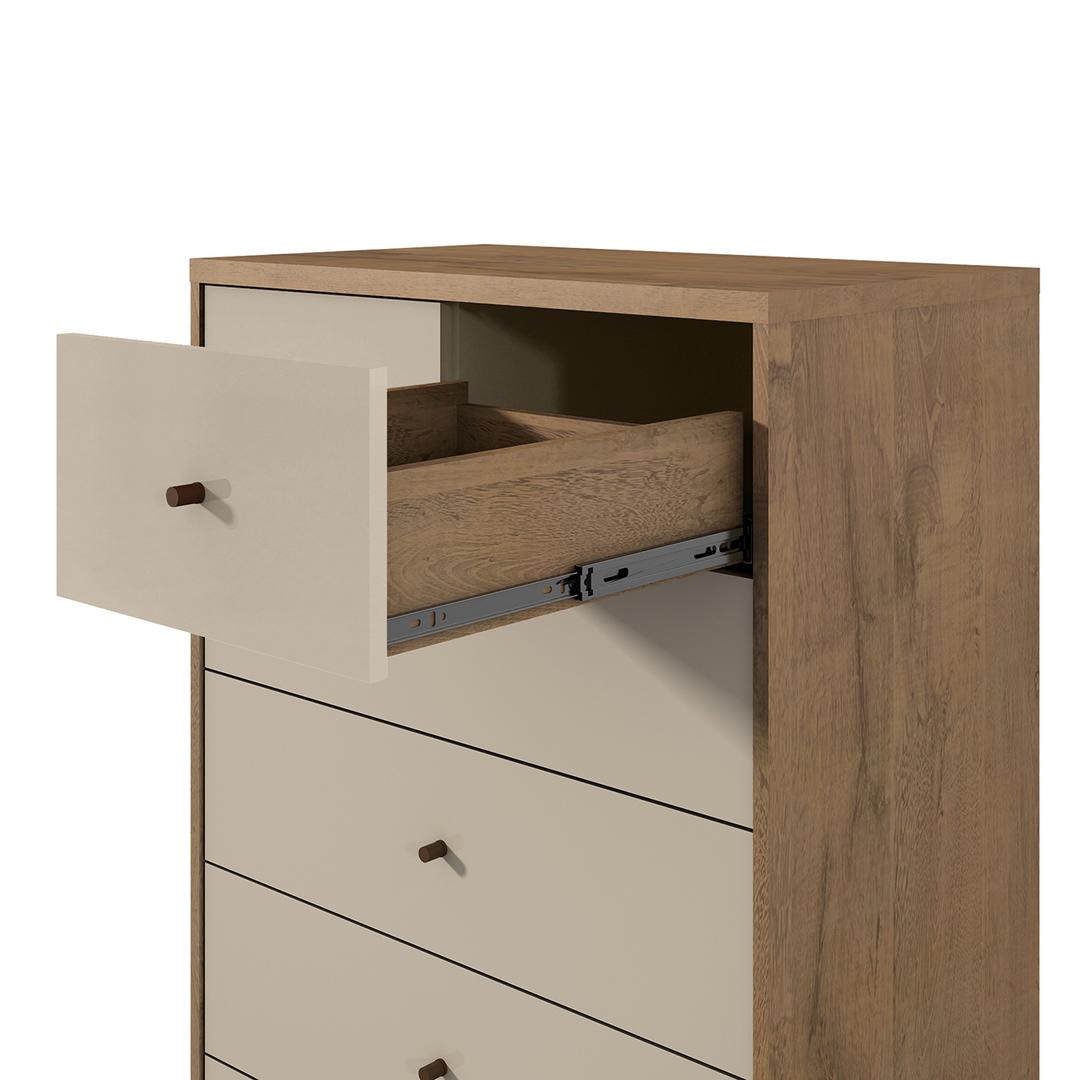 Manhattan Comfort Joy 48.43" Tall Dresser with 6 Full Extension Drawers | Dressers | Modishstore-12