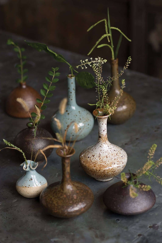 Porcelain Bud Vases Set Of 8 By Regina Andrew | Vases | Modishstore