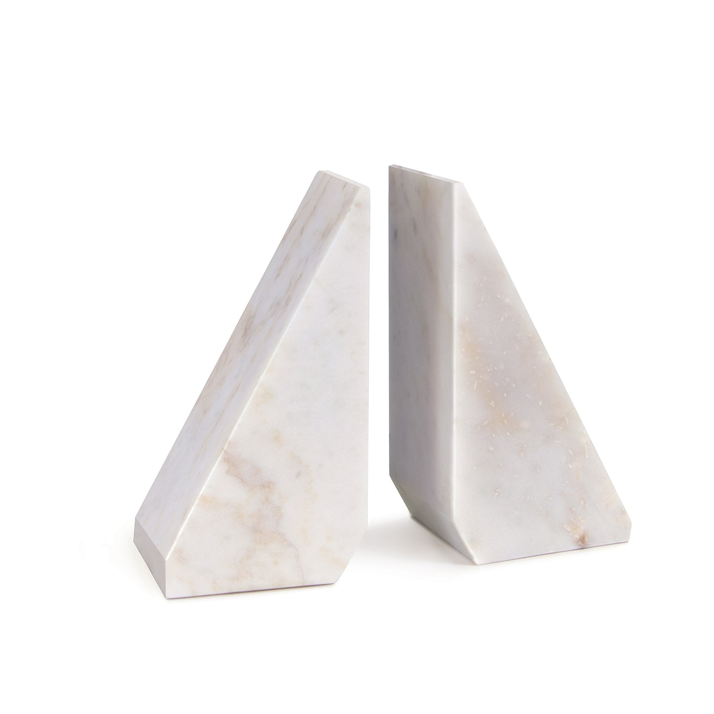 Othello Marble Bookends White By Regina Andrew | Bookends | Modishstore - 5