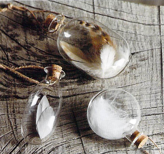Roost Feather Flask Ornaments
