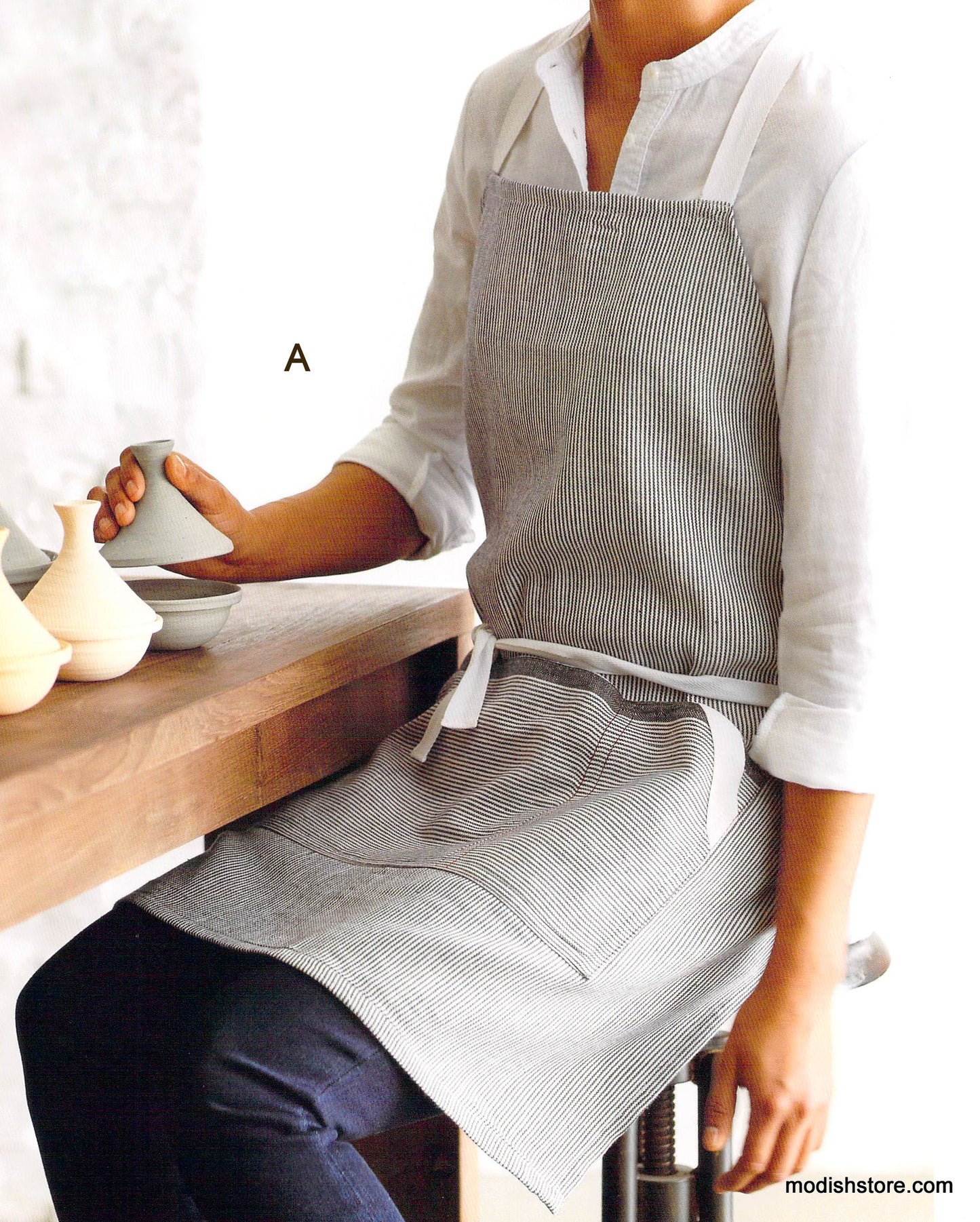 Roost Striped Apron & Dish Towels