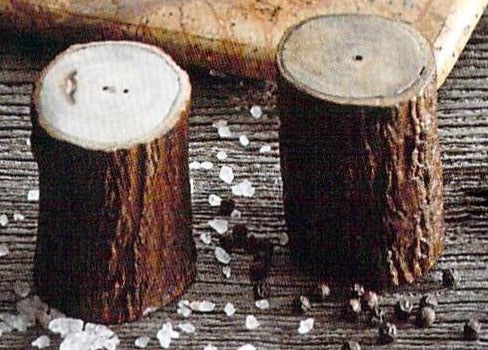 Roost Mini Log Salt & Pepper Shaker-3