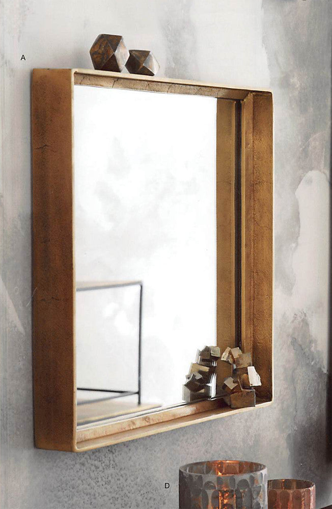 Roost Molten Brass Collection Mirrors