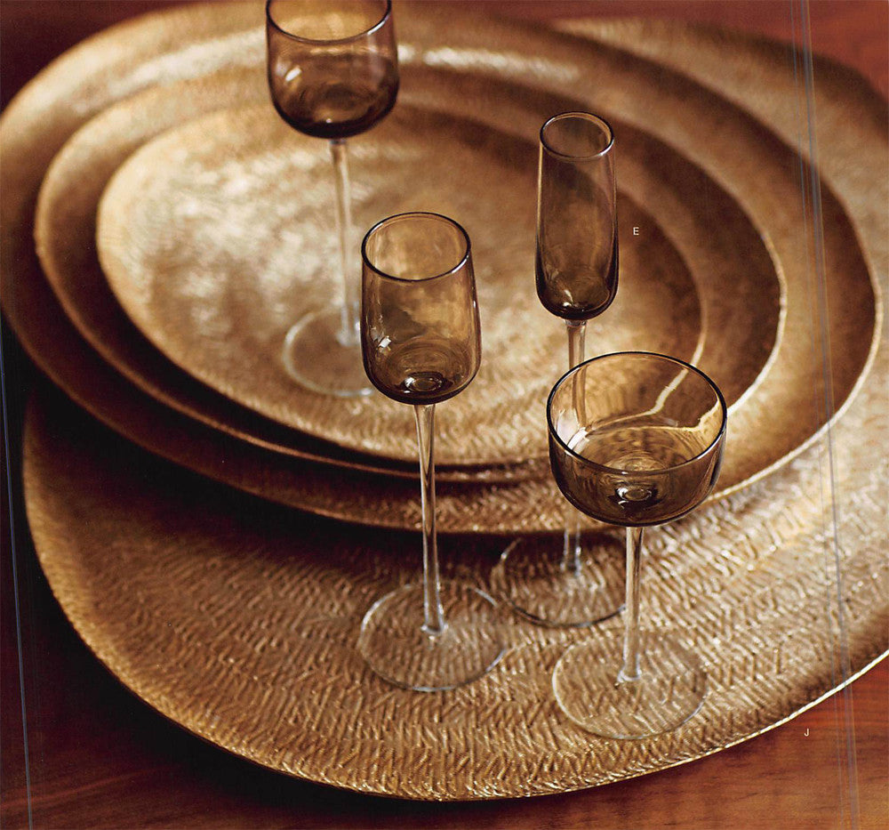 Roost Aureus Chased Metal Trays