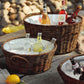 Roost Rustic Willow Party Buckets - Set/3