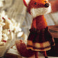 Roost Mr. & Mrs. Fox Ornaments in a Thicket-  Set Of 8