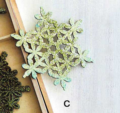 Roost Shimmering Snowflake Ornament Sets