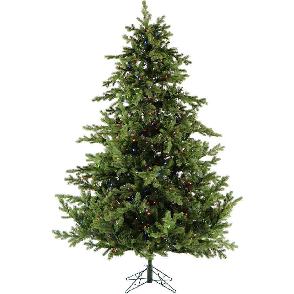 6.5-Ft. Foxtail Pine Christmas Tree with Multi-Color LED String Lighting By Fraser Hill Farm | Christmas Trees | Modishstore - 2